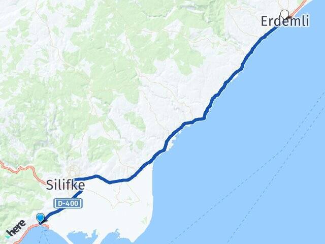 Taşucu Erdemli Arası Kaç Km - Yol Tarifi