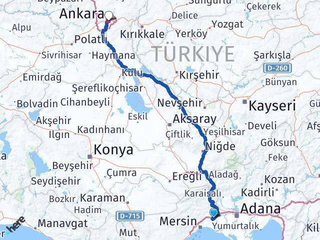Kırklarsırtı Ankara Arası Kaç Km - Yol Tarifi