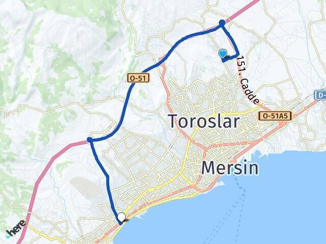 Arpaçsakarlar Mersin Üniversitesi Arası Kaç Km - Yol Tarifi