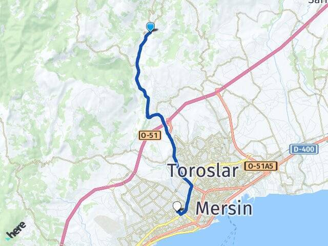 Dalakdere Toros Üniversitesi Arası Kaç Km - Yol Tarifi