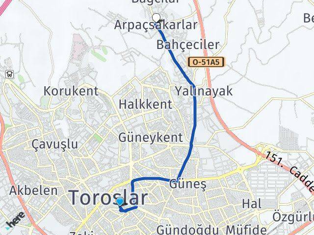 Tozkoparan Arpaçsakarlar Arası Kaç Km - Yol Tarifi