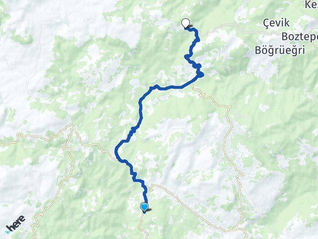 Yeniköy Kızılkaya Arası Kaç Km - Yol Tarifi