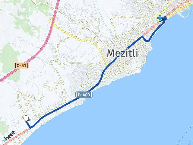 Mersin Üniversitesi Cumhuriyet Arası Kaç Km - Yol Tarifi