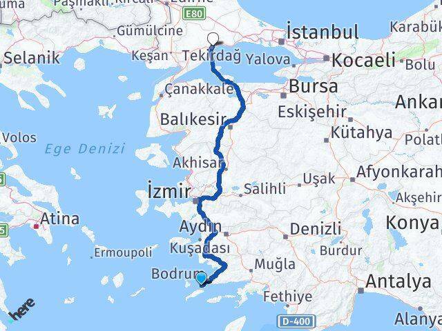 Akyarlar Tekirdağ Arası Kaç Km - Yol Tarifi