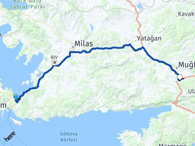 Torba Sıtkı Koçman Üniversitesi Arası Kaç Km - Yol Tarifi