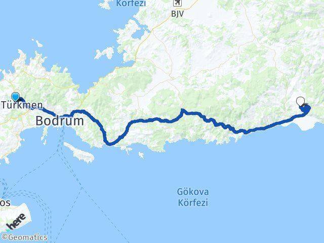 Yakaköy Çamlıca Arası Kaç Km - Yol Tarifi