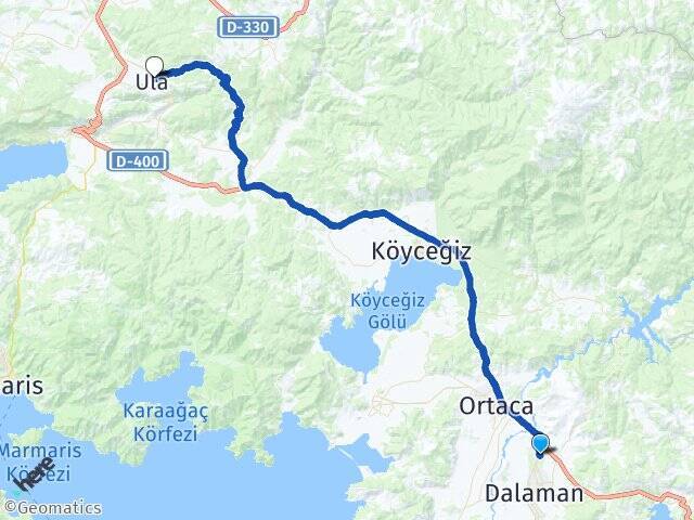 Altıntas Ula Arası Kaç Km - Yol Tarifi