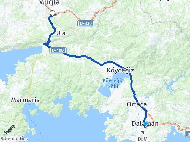 Karaçalı Sıtkı Koçman Üniversitesi Arası Kaç Km - Yol Tarifi