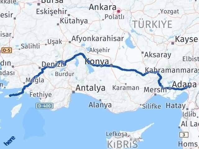 Muğla Datça Osmaniye Arası Kaç Km - Yol Haritası