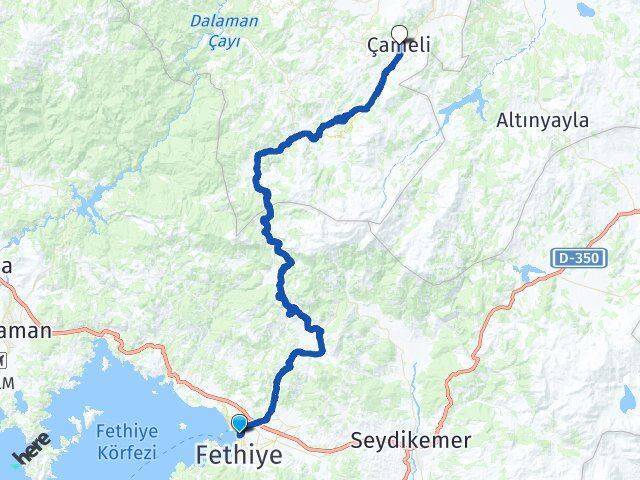 Akarca Çameli Arası Kaç Km - Yol Tarifi