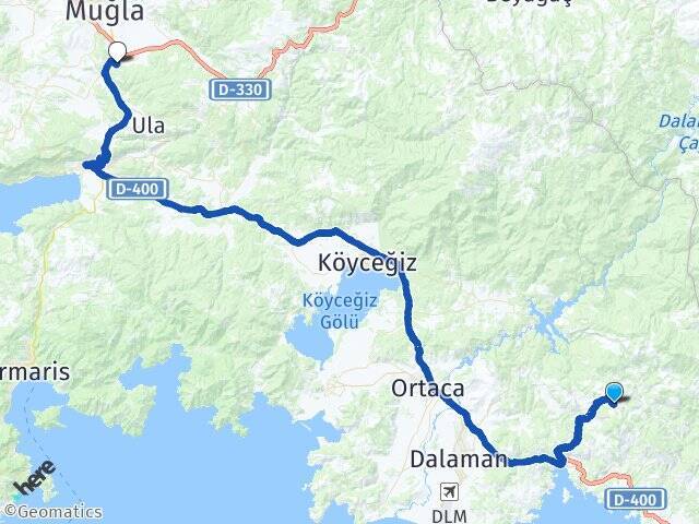 Karacaören Sıtkı Koçman Üniversitesi Arası Kaç Km - Yol Tarifi