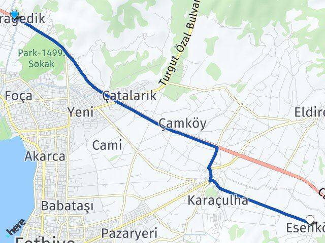 Karagedik Esenköy Arası Kaç Km - Yol Tarifi