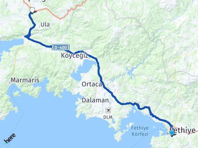 Patlangıç Sıtkı Koçman Üniversitesi Arası Kaç Km - Yol Tarifi