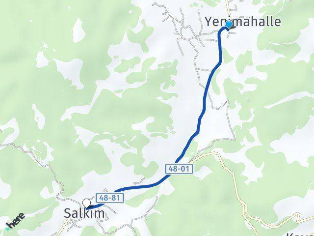 Çayboyu Salkım Arası Kaç Km - Yol Tarifi