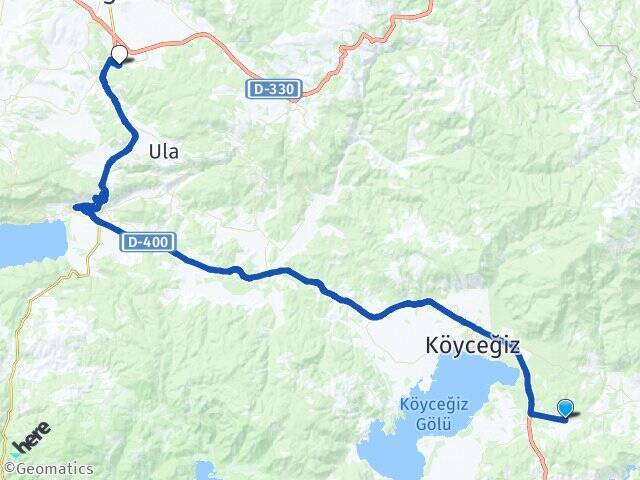 Beyobası Sıtkı Koçman Üniversitesi Arası Kaç Km - Yol Tarifi