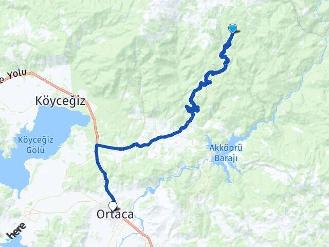 Otmanlar Ortaca Otogarı Arası Kaç Km - Yol Tarifi