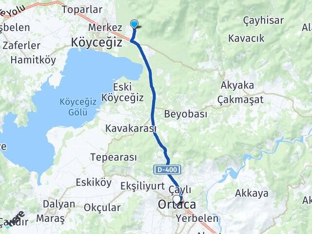 Yangı Ortaca Otogarı Arası Kaç Km - Yol Tarifi
