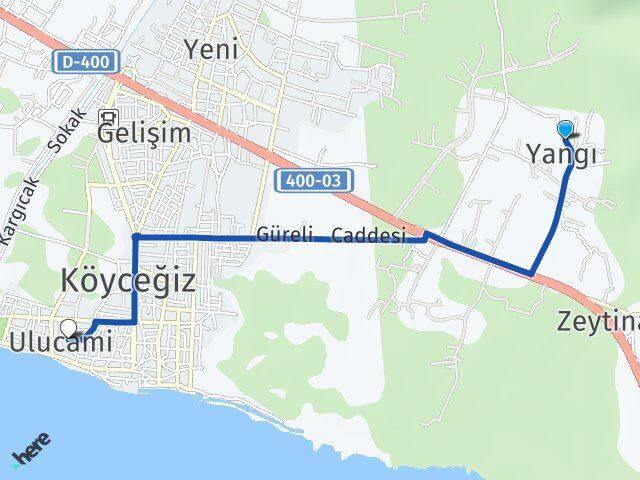 Yangı Ulucami Arası Kaç Km - Yol Tarifi