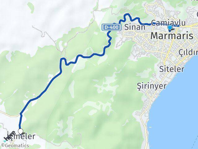 Armutalan İçmeler Arası Kaç Km - Yol Tarifi