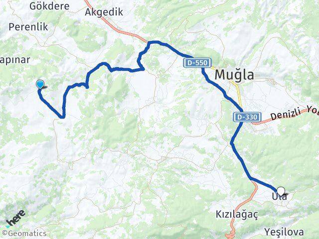 Çırpı Ula Arası Kaç Km - Yol Tarifi