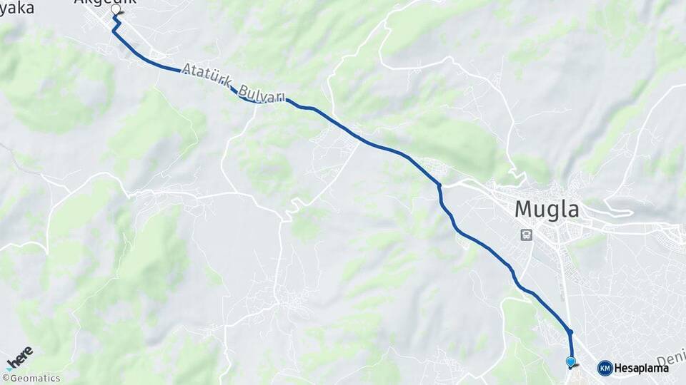 Kötekli Bayır Arası Kaç Km - Yol Tarifi