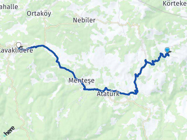 Sungur Kavaklıdere Arası Kaç Km - Yol Tarifi