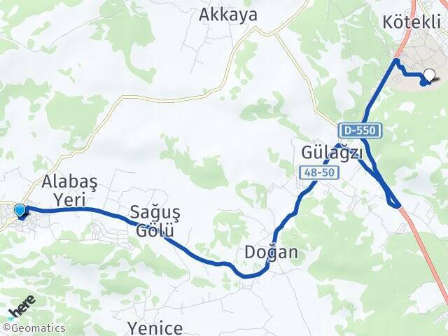 Yerkesik Sıtkı Koçman Üniversitesi Arası Kaç Km - Yol Tarifi