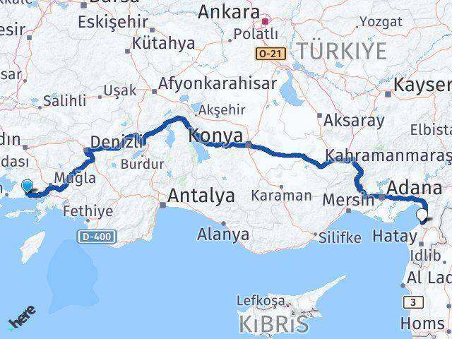 Akçakaya İskenderun Arası Kaç Km - Yol Tarifi