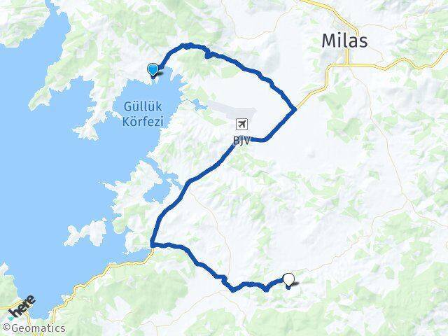 Kıyıkışlacık Beyciler Arası Kaç Km - Yol Tarifi