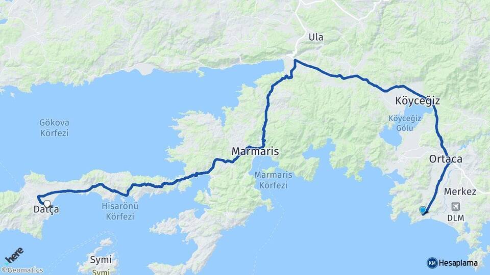 Sarıgerme Datça Arası Kaç Km - Yol Tarifi
