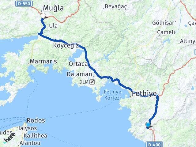 Gölbent Sıtkı Koçman Üniversitesi Arası Kaç Km - Yol Tarifi