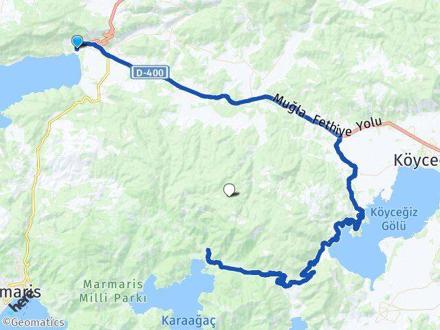 Muğla Ula Akyaka Arası Kaç Km - Yol Haritası
