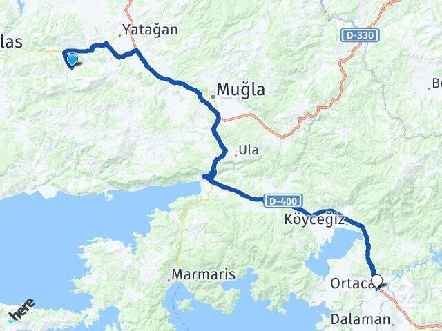 Bencik Ortaca Otogarı Arası Kaç Km - Yol Tarifi