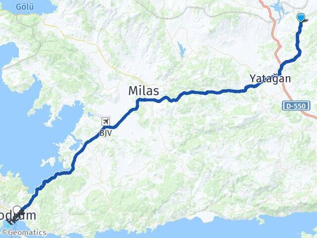 Kadıköy Bodrum Feribot İskelesi Arası Kaç Km - Yol Tarifi