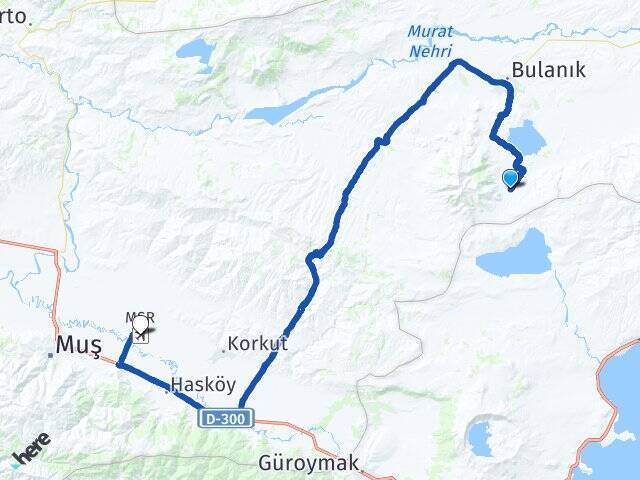 Karaburun Muş Havalimanı Arası Kaç Km - Yol Tarifi
