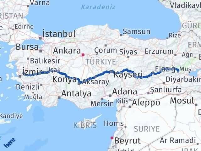 Muş Yunusemre Arası Kaç Km - Yol Tarifi