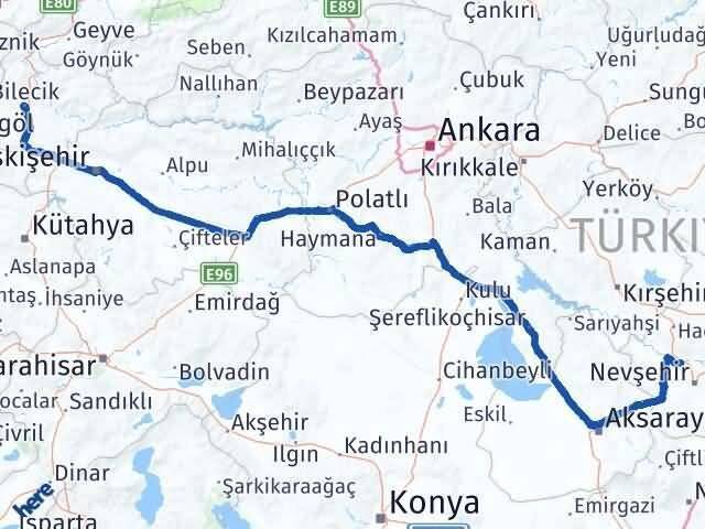 Gülşehir Bilecik Arası Kaç Km - Yol Tarifi