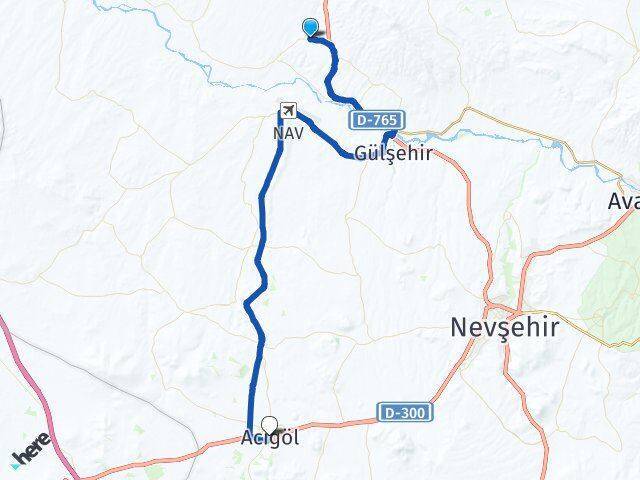 Gümüşkent Acıgöl Arası Kaç Km - Yol Tarifi