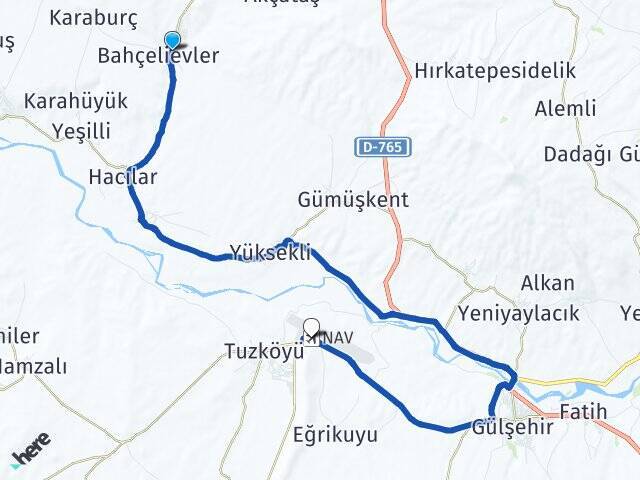 Karaburna Kapadokya Havalimanı Arası Kaç Km - Yol Tarifi