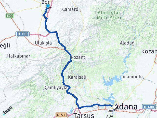 Kaynarca Yüreğir Otogarı Arası Kaç Km - Yol Tarifi