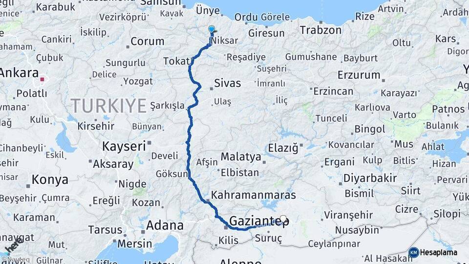 Akkuş Şanlıurfa Arası Kaç Km - Yol Tarifi