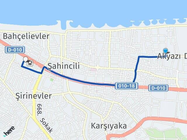 Akyazı Ordu Otogarı Arası Kaç Km - Yol Tarifi