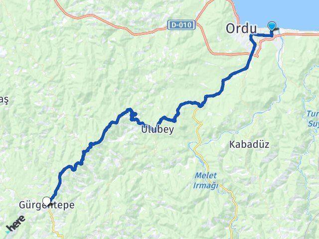 Durugöl Gürgentepe Arası Kaç Km - Yol Tarifi