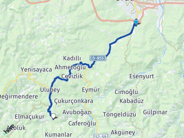 Eskipazar Yolbaşı Arası Kaç Km - Yol Tarifi