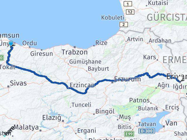 Çaybaşı Iğdır Arası Kaç Km - Yol Tarifi