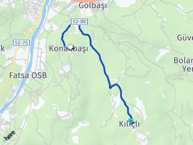 Kılıçlı Konakbaşı Arası Kaç Km - Yol Tarifi