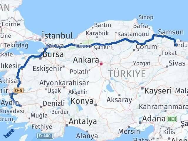Gürgentepe Aydın Arası Kaç Km - Yol Tarifi