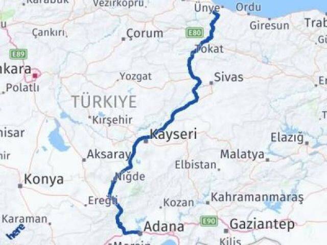 İkizce Adana Arası Kaç Km - Yol Tarifi