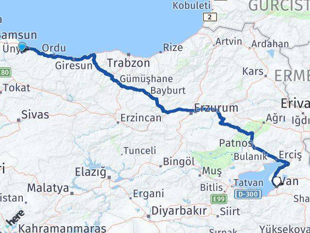 İkizce Van Arası Kaç Km - Yol Tarifi