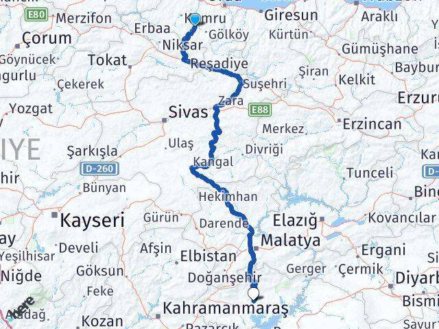 Kabataş Adıyaman Arası Kaç Km - Yol Tarifi